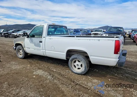 1992 GMC Sierra из США, поврежденный, VIN 1GTDC14Z9PZ534126